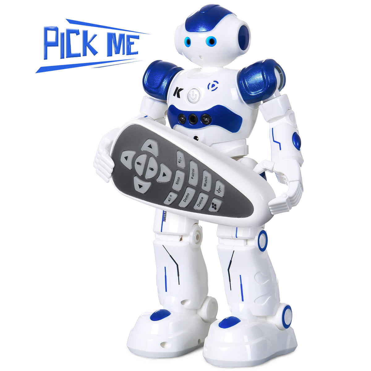 SGILE RC Robot Toy, Programmable Intelligent , Blue – sgile