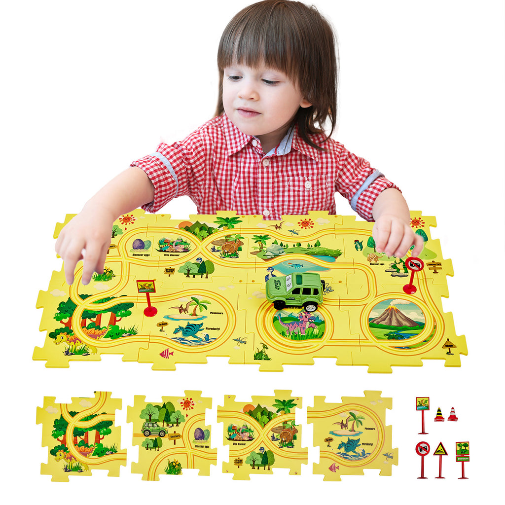 SGILE 8 PCS STEM Dinosaur Builder Puzzle Set