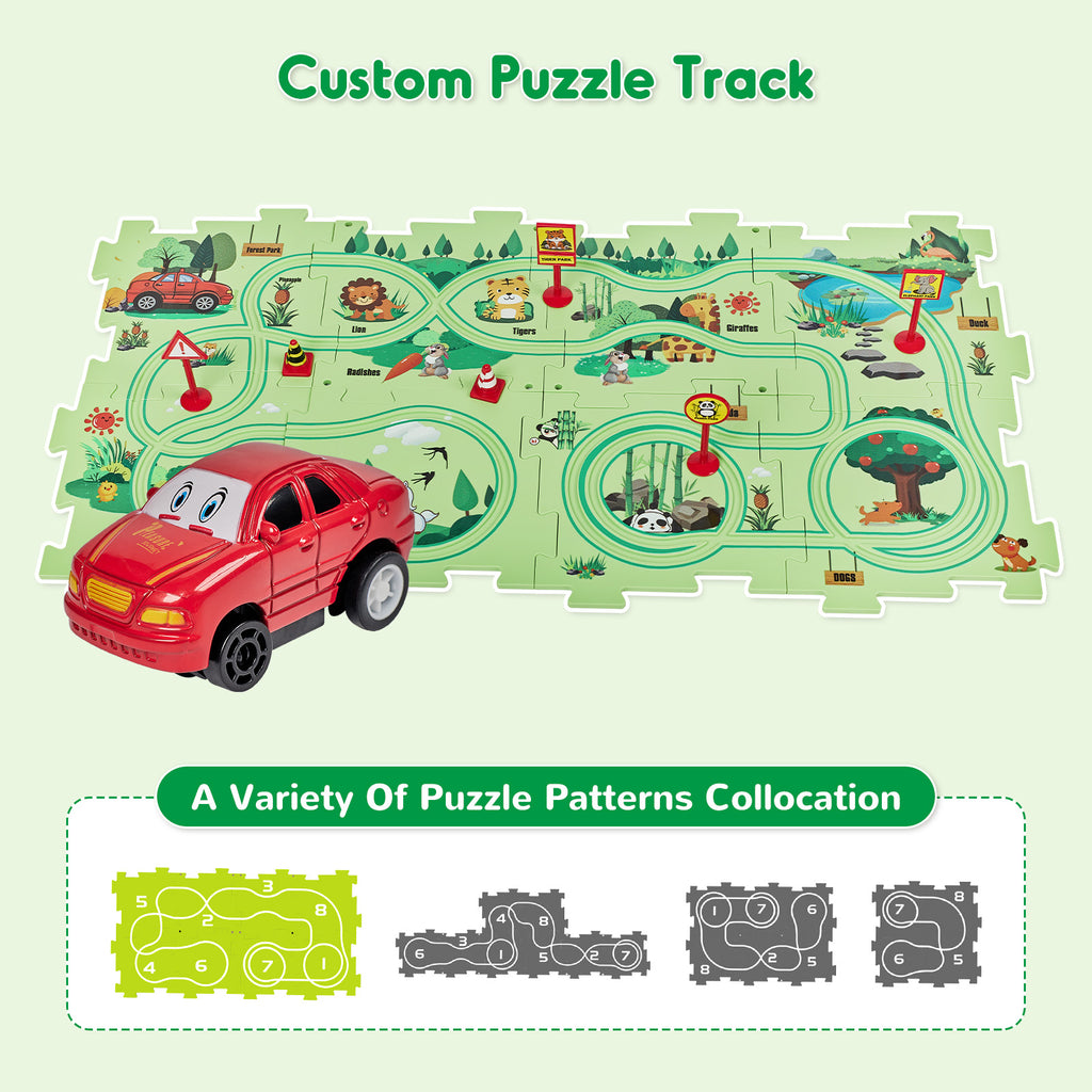 SGILE 8 PCS STEM Forest Builder Puzzle Set