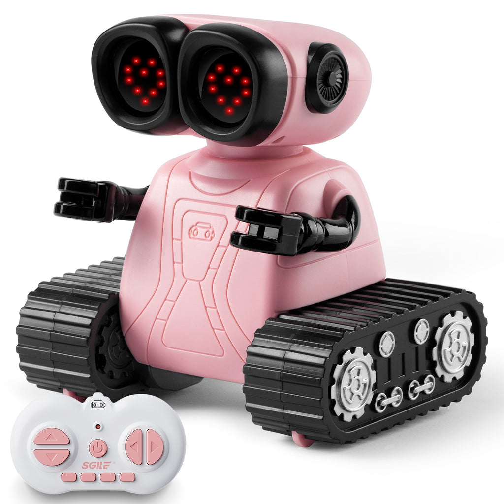 SGILE Emotional Remote Control Rc Robot Toys,Pink