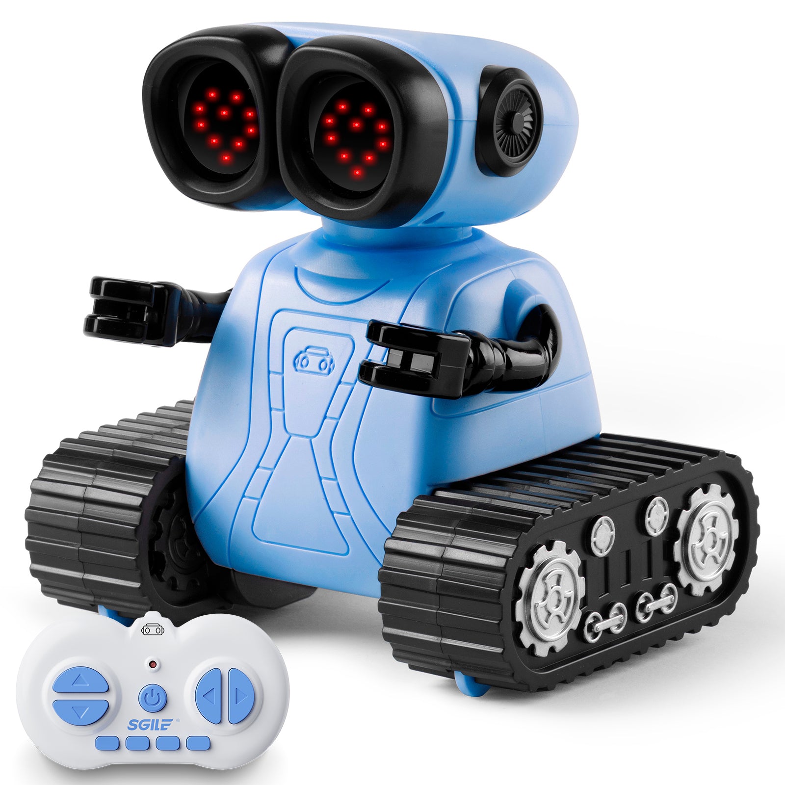 SGILE Emotional Remote Control Rc Robot Toys,Blue – sgile