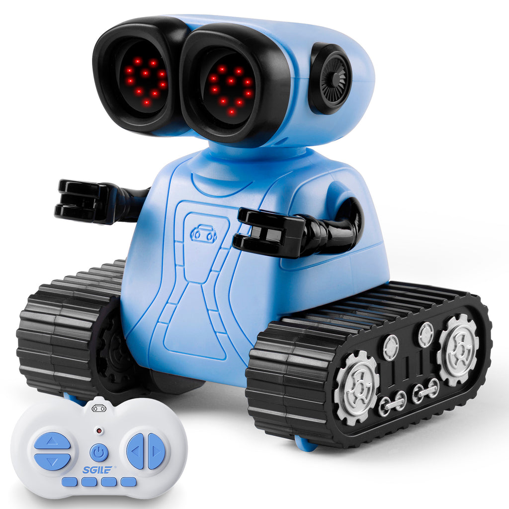 SGILE Emotional Remote Control Rc Robot Toys,Blue