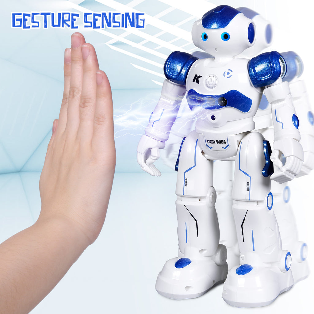 SGILE RC Robot Toy, Programmable Intelligent , Blue