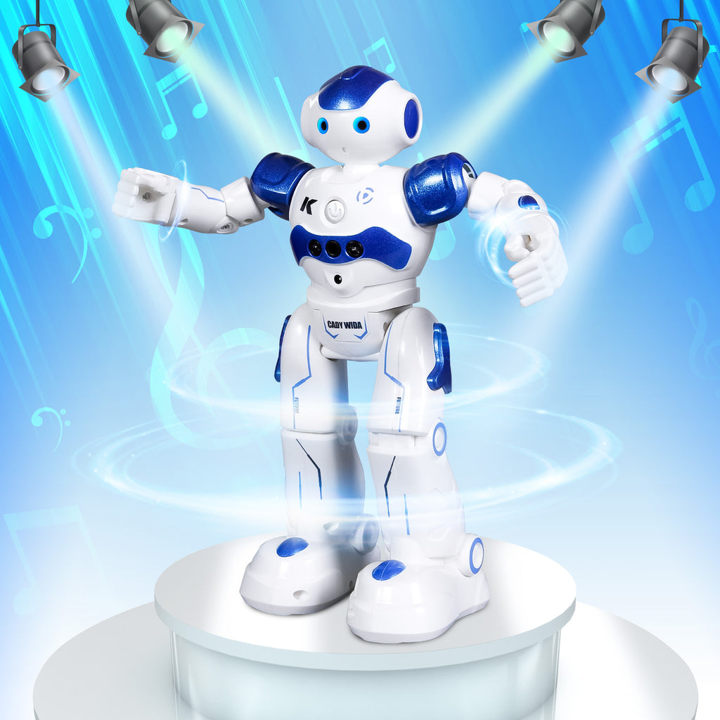 SGILE RC Robot Toy, Programmable Intelligent , Blue