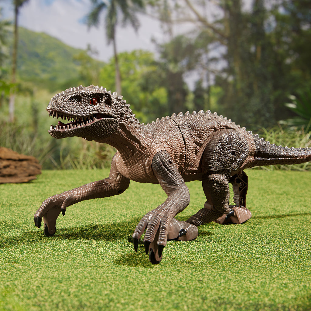 SGILE RC Jurassic Dinosaur Toy with Light & Sound